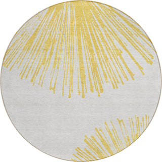 Piper Looms Chantille Circles ACN642 Gold Area Rug