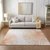 Piper Looms Chantille Circles ACN642 Salmon Area Rug Lifestyle Image Feature