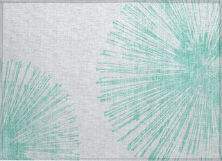 Piper Looms Chantille Circles ACN642 Teal Area Rug