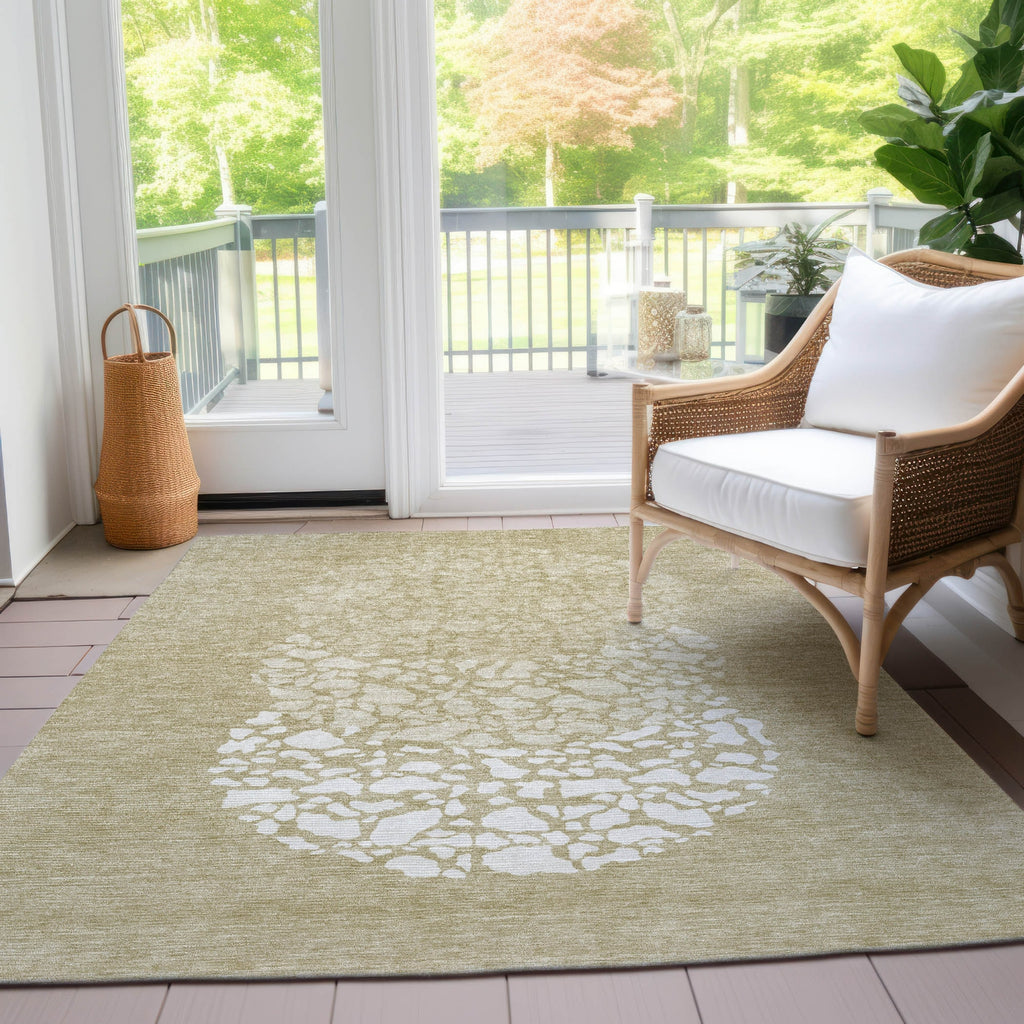 Piper Looms Chantille Circles ACN643 Beige Area Rug – Incredible Rugs ...