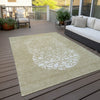 Piper Looms Chantille Circles ACN643 Beige Area Rug