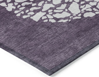 Piper Looms Chantille Circles ACN643 Eggplant Area Rug