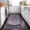 Piper Looms Chantille Circles ACN643 Eggplant Area Rug