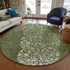 Piper Looms Chantille Circles ACN643 Olive Area Rug