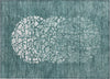 Piper Looms Chantille Circles ACN643 Teal Area Rug