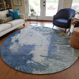 Piper Looms Chantille Modern ACN645 Blue Area Rug