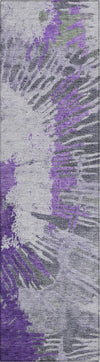 Piper Looms Chantille Modern ACN645 Purple Area Rug