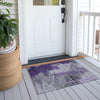 Piper Looms Chantille Modern ACN645 Purple Area Rug