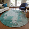 Piper Looms Chantille Modern ACN645 Teal Area Rug