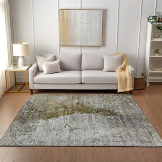 Piper Looms Chantille Modern ACN646 Brown Area Rug Lifestyle Image Feature