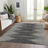 Piper Looms Chantille Modern ACN647 Charcoal Area Rug Lifestyle Image Feature