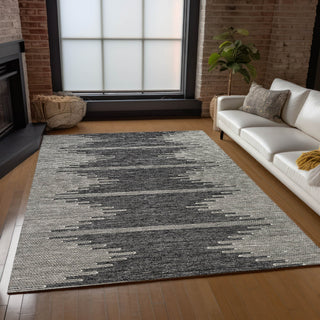 Piper Looms Chantille Modern ACN647 Charcoal Area Rug