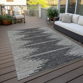 Piper Looms Chantille Modern ACN647 Charcoal Area Rug