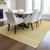 Piper Looms Chantille Modern ACN647 Gold Area Rug Lifestyle Image Feature