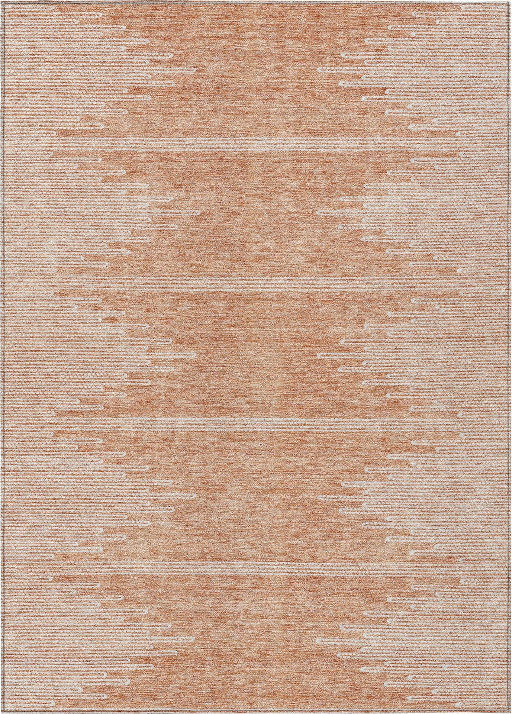 Salmon Color Rug Piper Looms Chantille Modern ACN647 Salmon Area Rug – Incredible Rugs ...