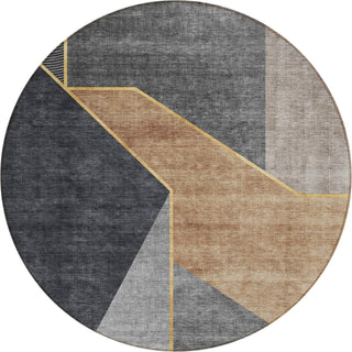 Piper Looms Chantille Modern ACN648 Charcoal Area Rug