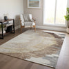 Piper Looms Chantille Spiral ACN650 Brown Area Rug Lifestyle Image Feature