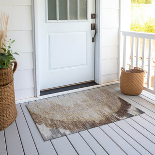 Piper Looms Chantille Spiral ACN650 Brown Area Rug