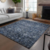 Piper Looms Chantille Oriental ACN651 Blue Area Rug