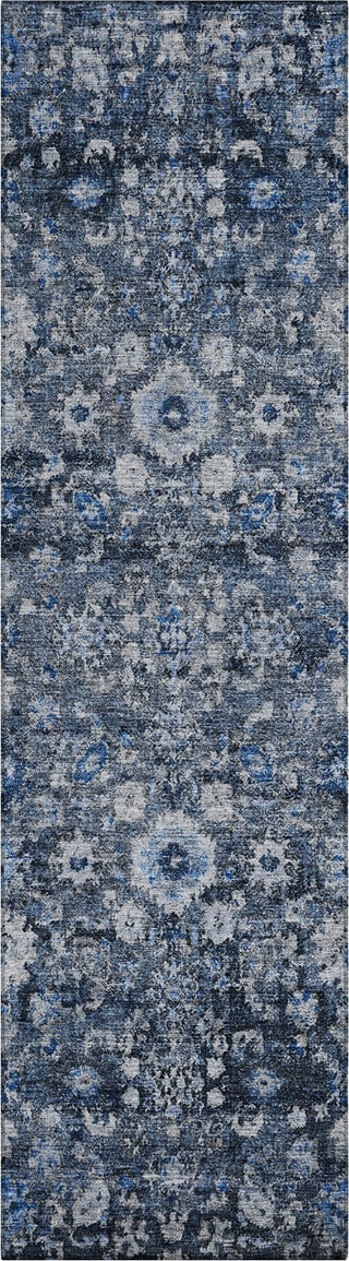 Piper Looms Chantille Oriental ACN651 Blue Area Rug