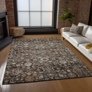 Piper Looms Chantille Oriental ACN651 Fudge Area Rug