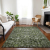 Piper Looms Chantille Oriental ACN651 Green Area Rug