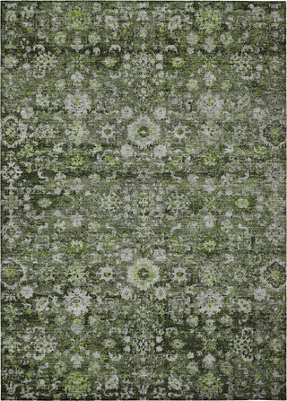 Piper Looms Chantille Oriental ACN651 Green Area Rug