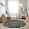 Piper Looms Chantille Oriental ACN651 Green Area Rug