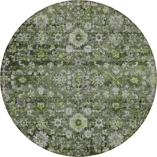 Piper Looms Chantille Oriental ACN651 Green Area Rug