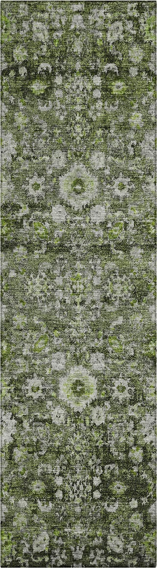 Piper Looms Chantille Oriental ACN651 Green Area Rug