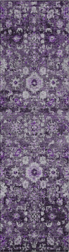 Piper Looms Chantille Oriental ACN651 Purple Area Rug