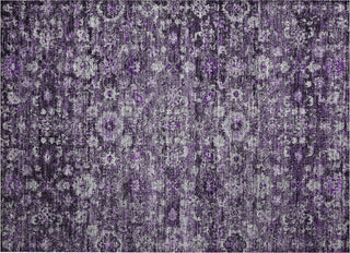 Piper Looms Chantille Oriental ACN651 Purple Area Rug