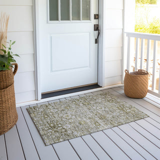 Piper Looms Chantille Oriental ACN651 Taupe Area Rug