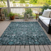 Piper Looms Chantille Oriental ACN651 Teal Area Rug