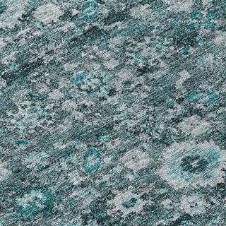 Piper Looms Chantille Oriental ACN651 Teal Area Rug