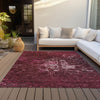 Piper Looms Chantille Modern ACN652 Merlot Area Rug