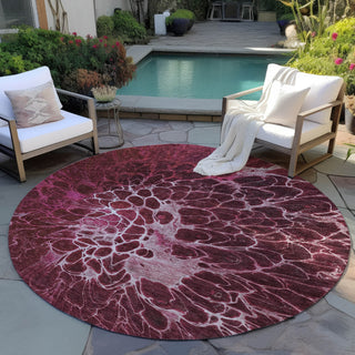 Piper Looms Chantille Modern ACN652 Merlot Area Rug