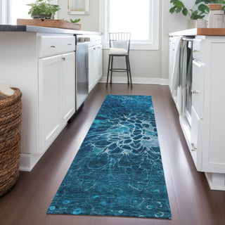 Piper Looms Chantille Modern ACN652 Navy Area Rug