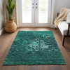 Piper Looms Chantille Modern ACN652 Teal Area Rug