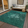 Piper Looms Chantille Modern ACN652 Teal Area Rug