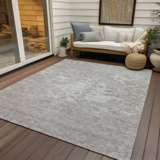 Piper Looms Chantille Modern ACN653 Taupe Area Rug