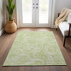 Piper Looms Chantille Paisley ACN654 Aloe Area Rug