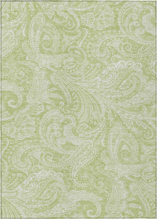 Piper Looms Chantille Paisley ACN654 Aloe Area Rug