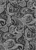 Piper Looms Chantille Paisley ACN654 Black Area Rug