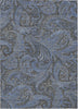 Piper Looms Chantille Paisley ACN654 Charcoal Area Rug