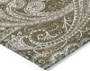 Piper Looms Chantille Paisley ACN654 Chocolate Area Rug