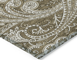 Piper Looms Chantille Paisley ACN654 Chocolate Area Rug