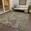 Piper Looms Chantille Paisley ACN654 Chocolate Area Rug