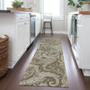 Piper Looms Chantille Paisley ACN654 Chocolate Area Rug