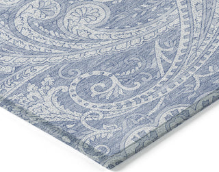 Piper Looms Chantille Paisley ACN654 Denim Area Rug